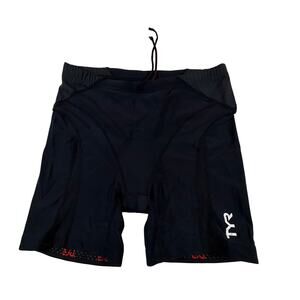 Tyr Padded Triathlon Swim
Cycle Run Shorts Drawstring Black Women’s Sz XL